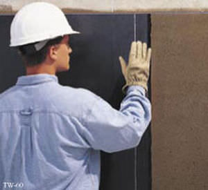 Membrane d'étanchéité pour toiture - TAMKO TW-60 - BuildBlock ICFs - adhésive / bitumineuses