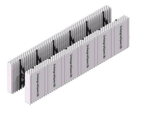 Bloc de coffrage en polystyrène - INTEGRASPEC® STANDARD - IntegraSpec ICF - pour mur / isolant