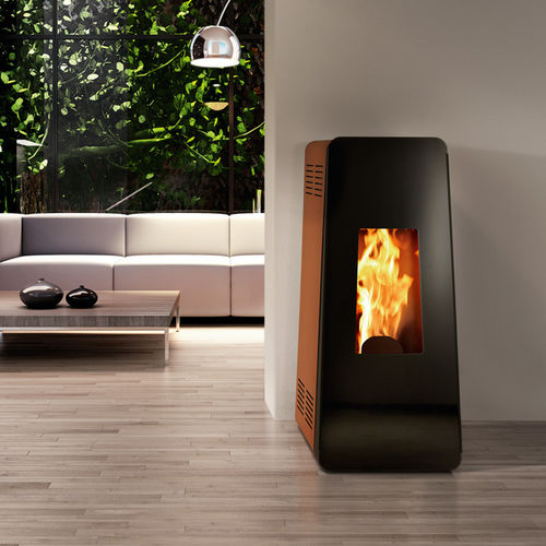 Poêle à granulés - LIFE - Caminetti Montegrappa - 0 - 5 kW / 9 kW / contemporain