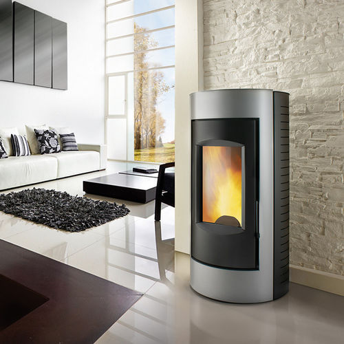 Poêle à granulés - RING - Caminetti Montegrappa - 0 - 5 kW / 9 kW / contemporain