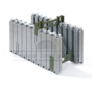 Bloc de coffrage en polystyrène expansé PSE - MCFU - izodom 2000 polska - en Néopor® / pour mur / isolant