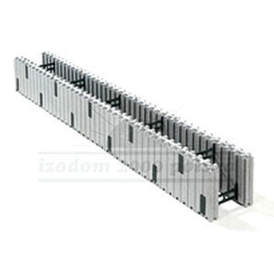 Bloc de coffrage en polystyrène expansé PSE - MCFU 2/25 - izodom 2000 polska - en Néopor® / pour mur / isolant