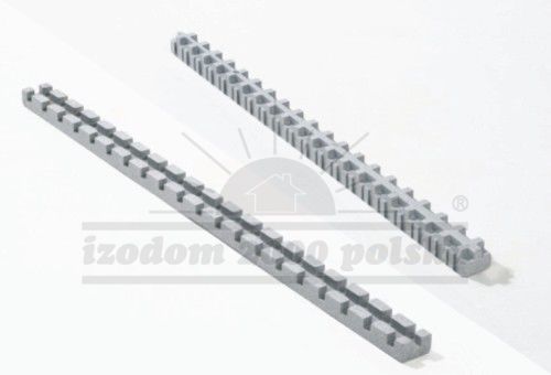 Profilé de finition en polystyrène extrudé - LW - izodom 2000 polska - pour meuble / argenté / chant droit