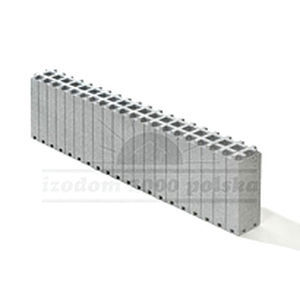 Bloc de coffrage en polystyrène expansé PSE - MD 1/10 - izodom 2000 polska - pour mur / isolant
