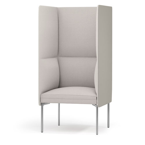 Fauteuil contemporain - SENSO XH - FORAFORM AS - en tissu / à dossier haut / acoustique