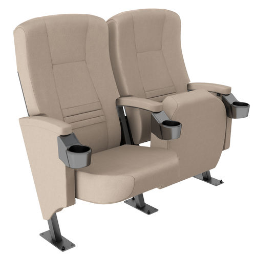Fauteuil de cinéma en tissu - PARAGON 538 - FORAFORM AS - professionnel / rouge / marron