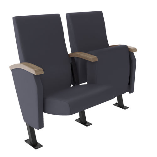 Fauteuil de cinéma en tissu - BEAUFORT - FORAFORM AS - professionnel / bleu / tapissé
