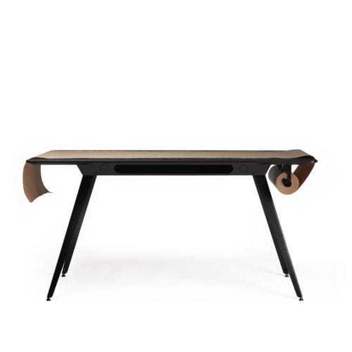 Table de travail contemporaine - KNEKK - FORAFORM AS - en MDF / en linoléum / avec piètement en métal