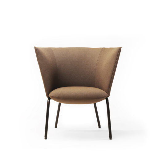 Fauteuil contemporain - TIND 500 - FORAFORM AS - en tissu / à dossier haut / gris