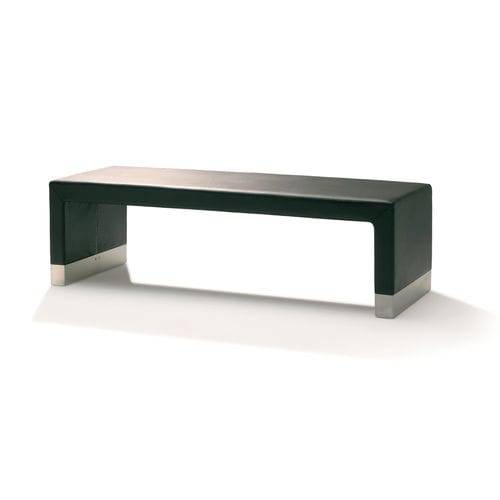 Banc contemporain - GALLERY - FORAFORM AS - en acier inoxydable / en tissu / professionnel