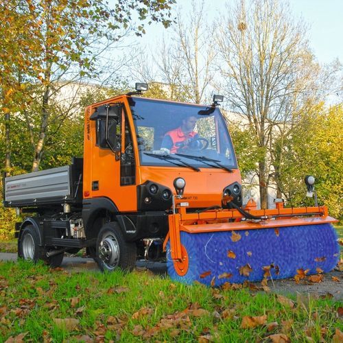 Balayeuse montée sur camion - LKS - Aebi Schmidt - de voirie / de déchets / hydraulique
