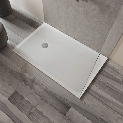 Receveur de douche rectangulaire - SLIM - Relax - à poser / en Solid Surface / antidérapant