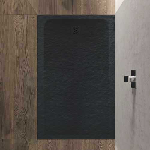 Receveur de douche rectangulaire - STONE - Relax - à poser / extra plat / en résine