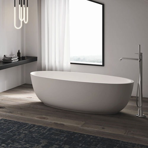 Baignoire ovale - VINCA - Relax - à poser / pour habitat / en Solid Surface