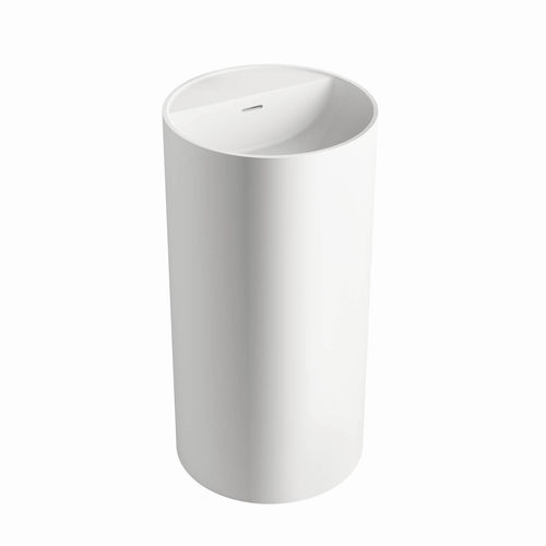 Vasque totem - CALLA - Relax - en Solid Surface / ronde / sans trou