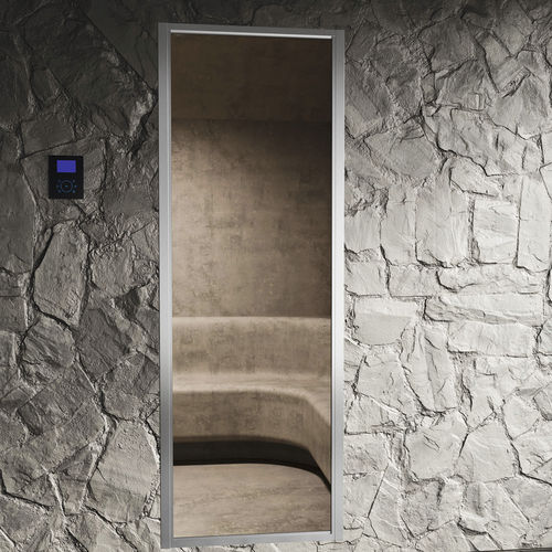 Paroi de douche fixe - STEAM V - Relax - en niche / en verre trempé / en verre transparent