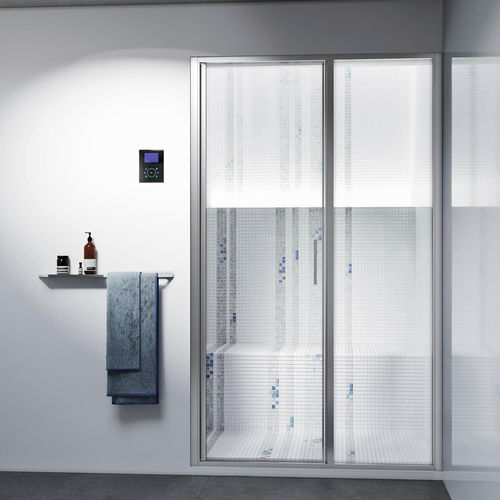 Paroi de douche battante - STEAM PL - Relax - en niche / en verre trempé / en verre transparent