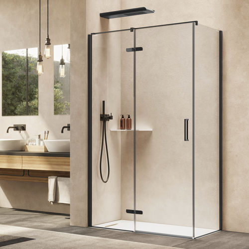 Cabine de douche en verre - CARDINE AF + F3 - Relax - avec porte battante / d'angle / professionnelle
