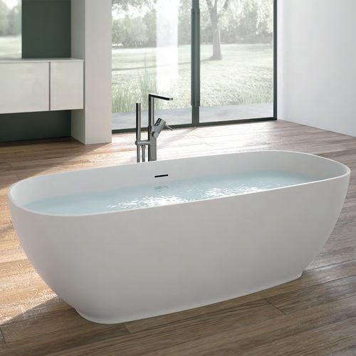 Baignoire ovale - MOVE - Geromin - à poser / intégrée / pour habitat