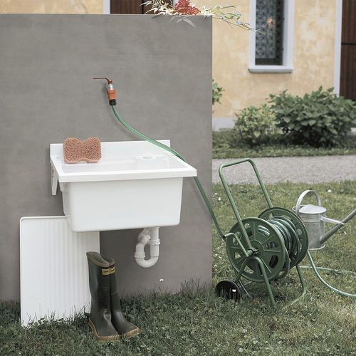 Lavabo lave-linge suspendu - WALL - Geromin - en céramique