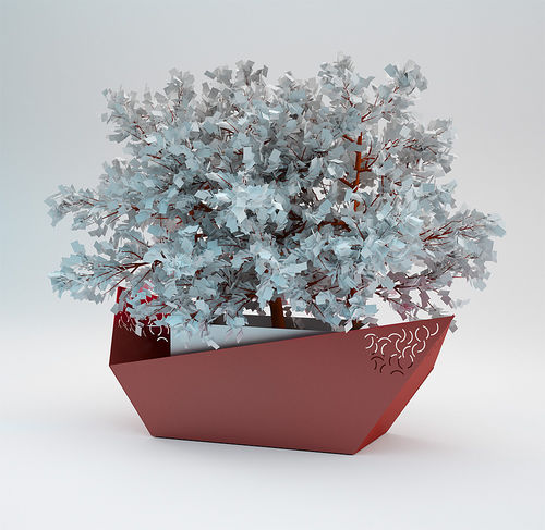 Jardinière en acier - BARCA - CITYSì - contemporaine / pour espace public / d'extérieur