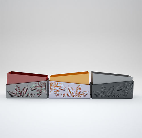 Jardinière en acier - PALM - CITYSì - rectangulaire / contemporaine / pour espace public