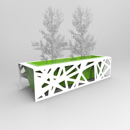 Jardinière en métal - BOBBY - CITYSì - rectangulaire / carrée / modulable