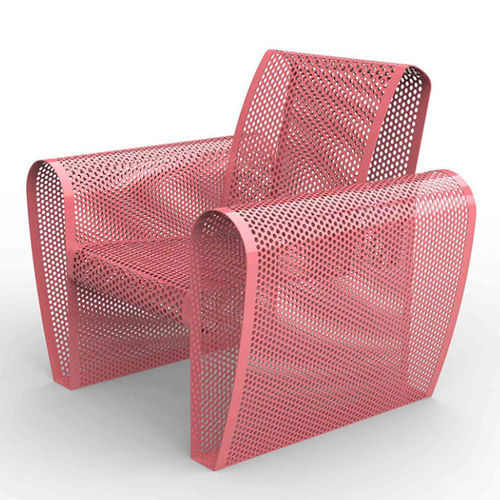Canapé design minimaliste - VANITY - CITYSì - d'extérieur / de jardin / en tôle perforée
