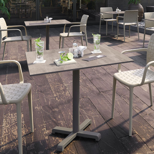 Pied de table en acier inoxydable - PLUS - PAPATYA - contemporain / pour table mange-debout / pour table basse