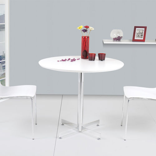 Pied de table en métal chromé - GAMA - PAPATYA - contemporain / pour table mange-debout / pour table basse