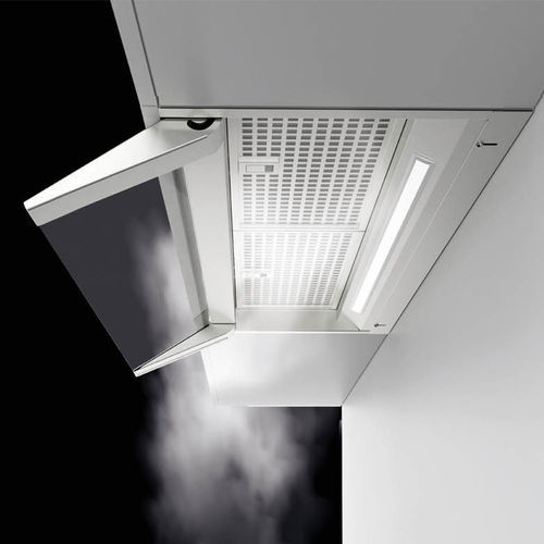 Hotte encastrable - SILENZIO &ndash; PLASMA - Galvamet - avec conduit / grise