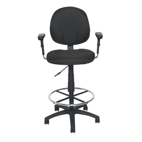 Tabouret de travail en tissu - STATURE  - Versa Products - réglable / à roulettes / pivotant