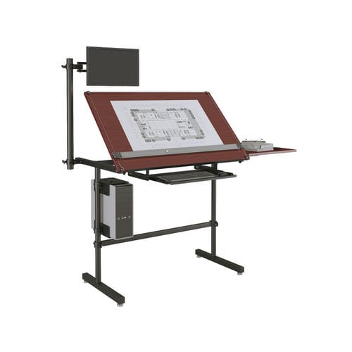 Table à dessin en bois - BASIC  - Versa Products - en stratifié / rectangulaire / modulable