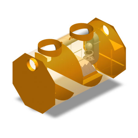 Séparateur à hydrocarbures en acier - BHDCE4003D	 - Saint Dizier Environnement