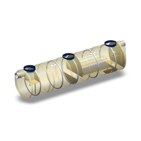 Séparateur à hydrocarbures GRP - HDCP08003 - Saint Dizier Environnement - en polyester