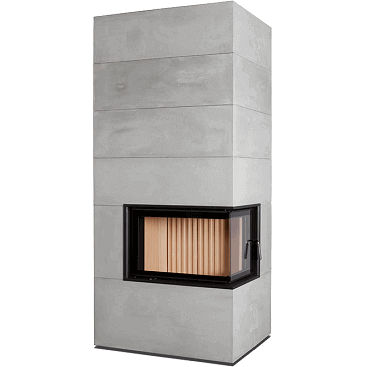Poêle à bois - BSG 02 - BRUNNER - 0 - 5 kW / au sol / contemporain