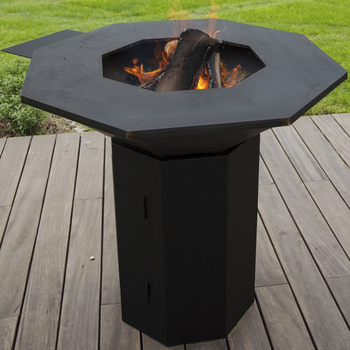 Barbecue au bioéthanol - B-BQ I - Bio-Blaze® - à poser / en acier COR-TEN® / en acier