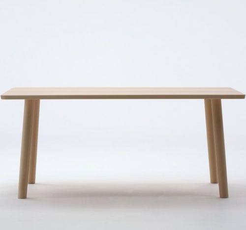 Table contemporaine - HIROSHIMA 1955-34 - Maruni - en chêne / en noyer / en hêtre