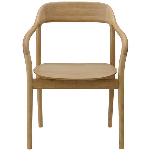 Chaise contemporaine - TAKO - Maruni - d'intérieur / en cuir / en chêne