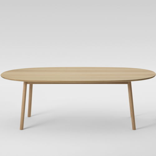 Table à manger contemporaine - FUGU - Maruni - en chêne / en frêne / avec piètement en chêne