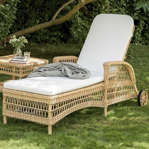 Bain de soleil contemporain - Daisy  - Sika-Design - en tissu / en aluminium / avec accoudoirs