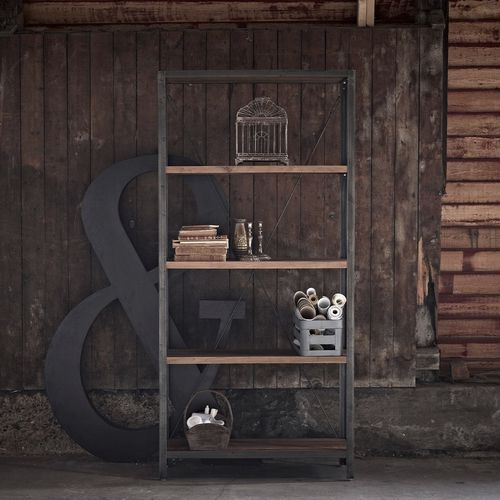 Étagère contemporaine - Shelly - Sika-Design - en teck / en métal / de jardin