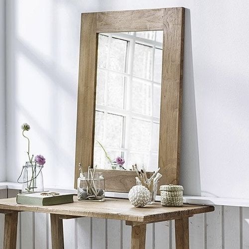 Miroir mural - Lucas  - Sika-Design - contemporain / rectangulaire / en teck