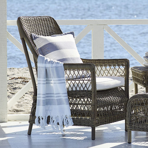 Fauteuil contemporain - Dawn - Sika-Design - en tissu / en fibres synthétiques / avec coussin amovible