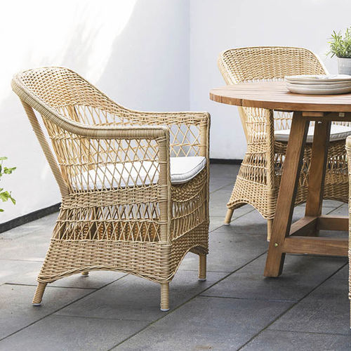 Chaise classique - Charlot - Sika-Design - de jardin / en tissu / en fibres synthétiques