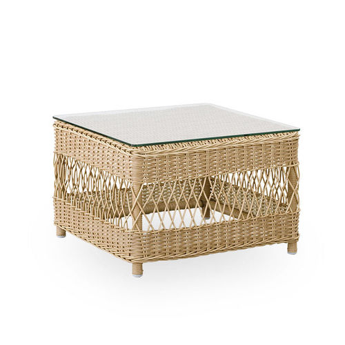 Table d'appoint classique - Anna - Sika-Design - en verre / en fibres synthétiques / carrée