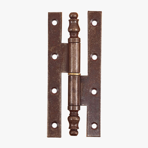 Charnière de porte - FF232 - IL Forgiato - en fer forgé / noire / aspect argenté