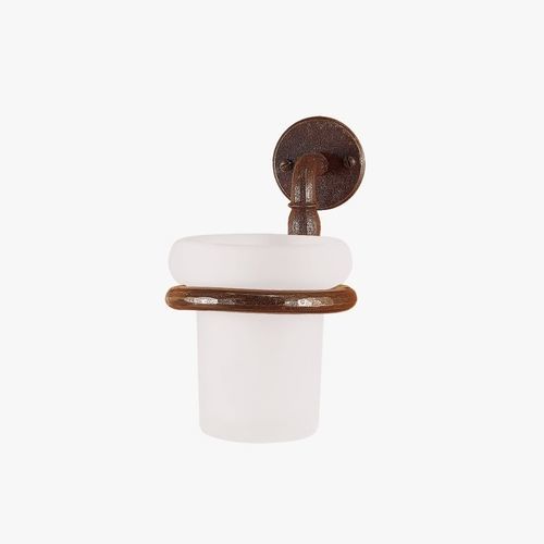 Porte brosse de toilettes en verre - FT341 - IL Forgiato - mural / pour salle de bain