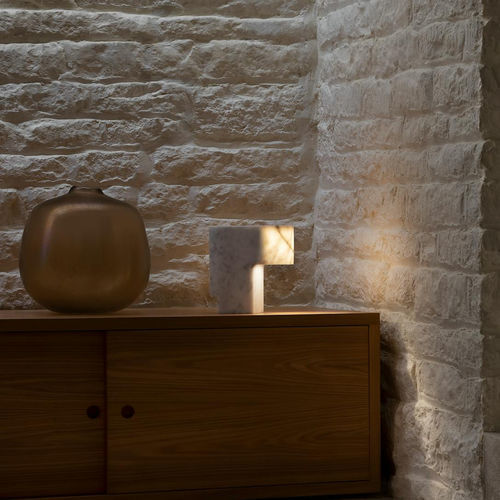 Lampe de table - w223 Pawson - Wastberg - en aluminium / en marbre / contemporaine