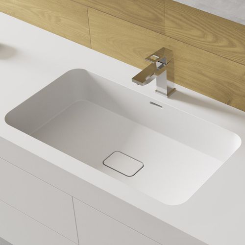 Vasque à encastrer - MIRAKLON FMR5 - Hasenkopf - en acrylique / en Corian® / avec plan intégré